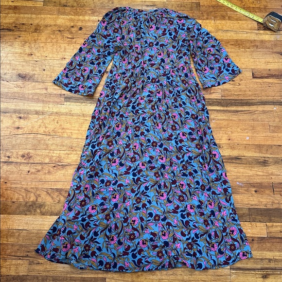 Boden Floral V-Neck Maxi Dress size 4 - Picture 15 of 16